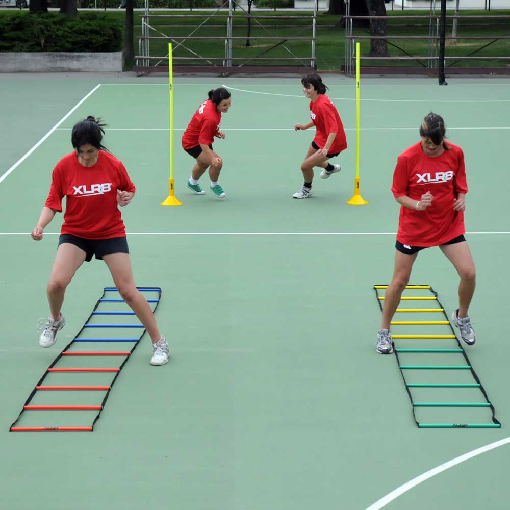 XLR8 Multi - Coloured Fastfoot Ladder_ XLR8 Fitness