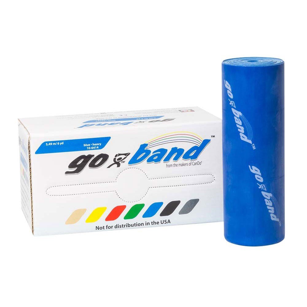 Go Band Resistance Exercise Bands Comparable to Cando® Band Quality_5mBlue_XLR8 Fitness