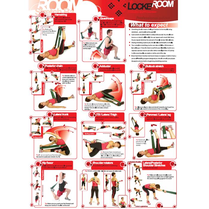 Locker Room Stretch Band_Red Small_XLR8 Fitness