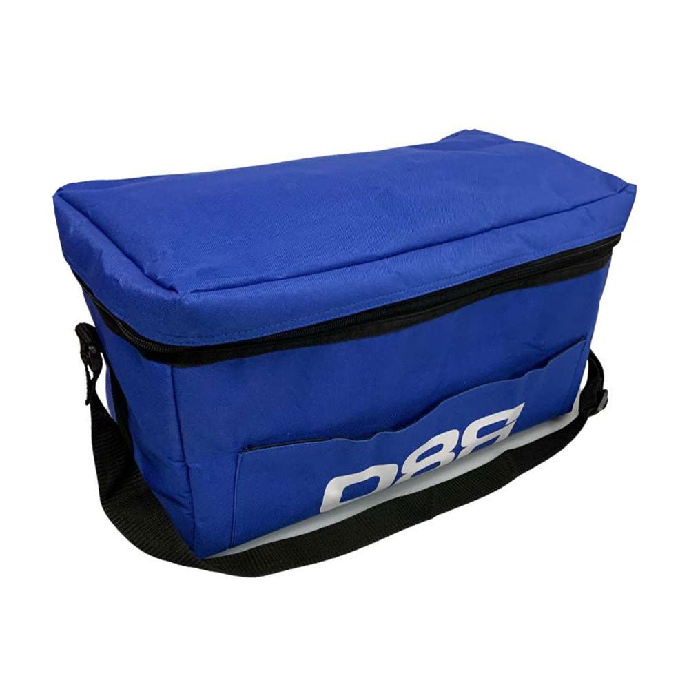 R80 Flexible Cooler Bag with 10 White/Black Bottles__XLR8 Fitness