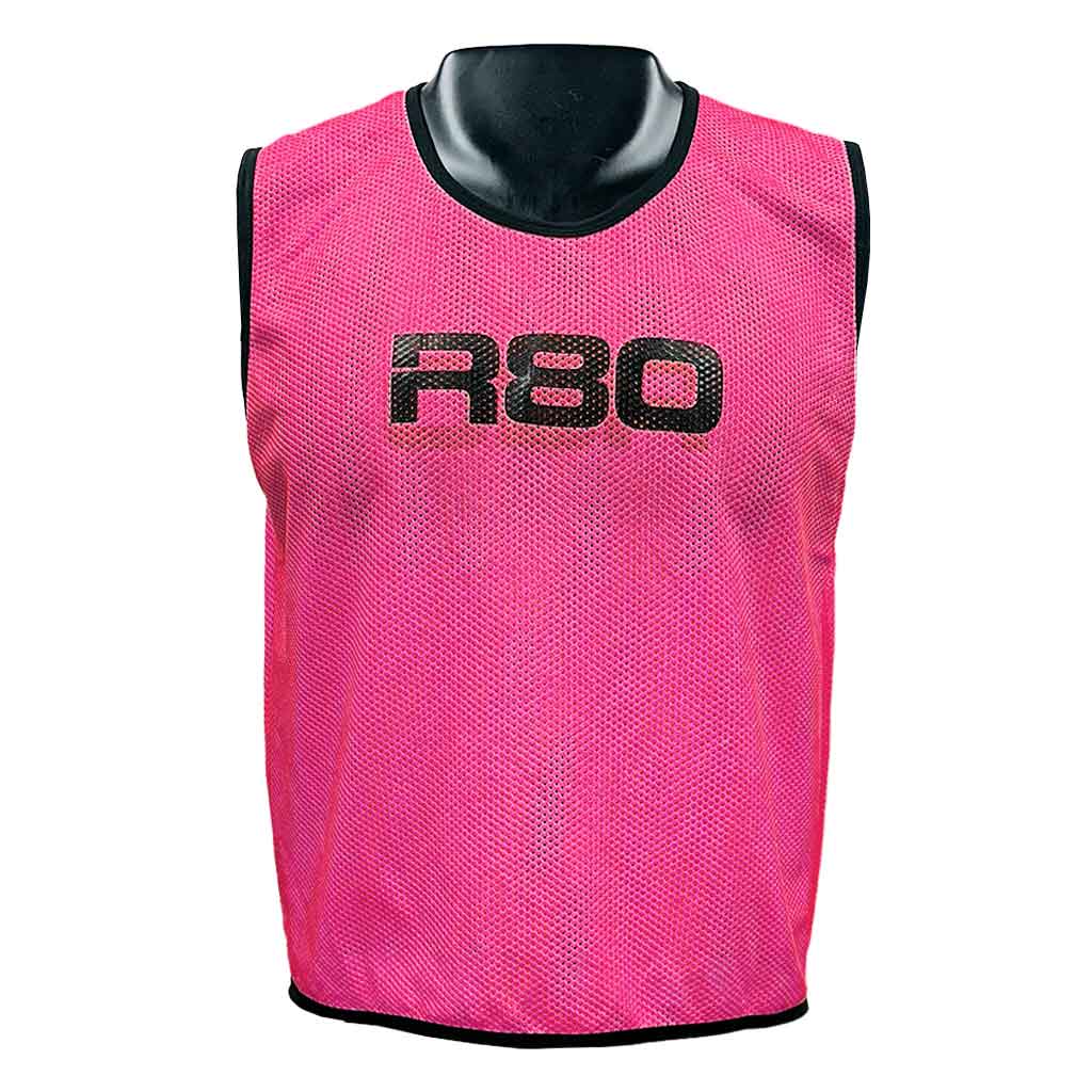 R80 Mesh Training Bibs_JuniorPink_XLR8 Fitness