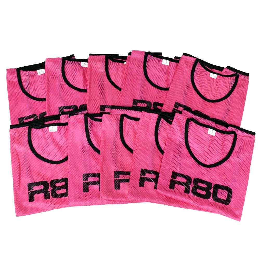 R80 Mesh Training Bibs Set of 10_JuniorPink_XLR8 Fitness