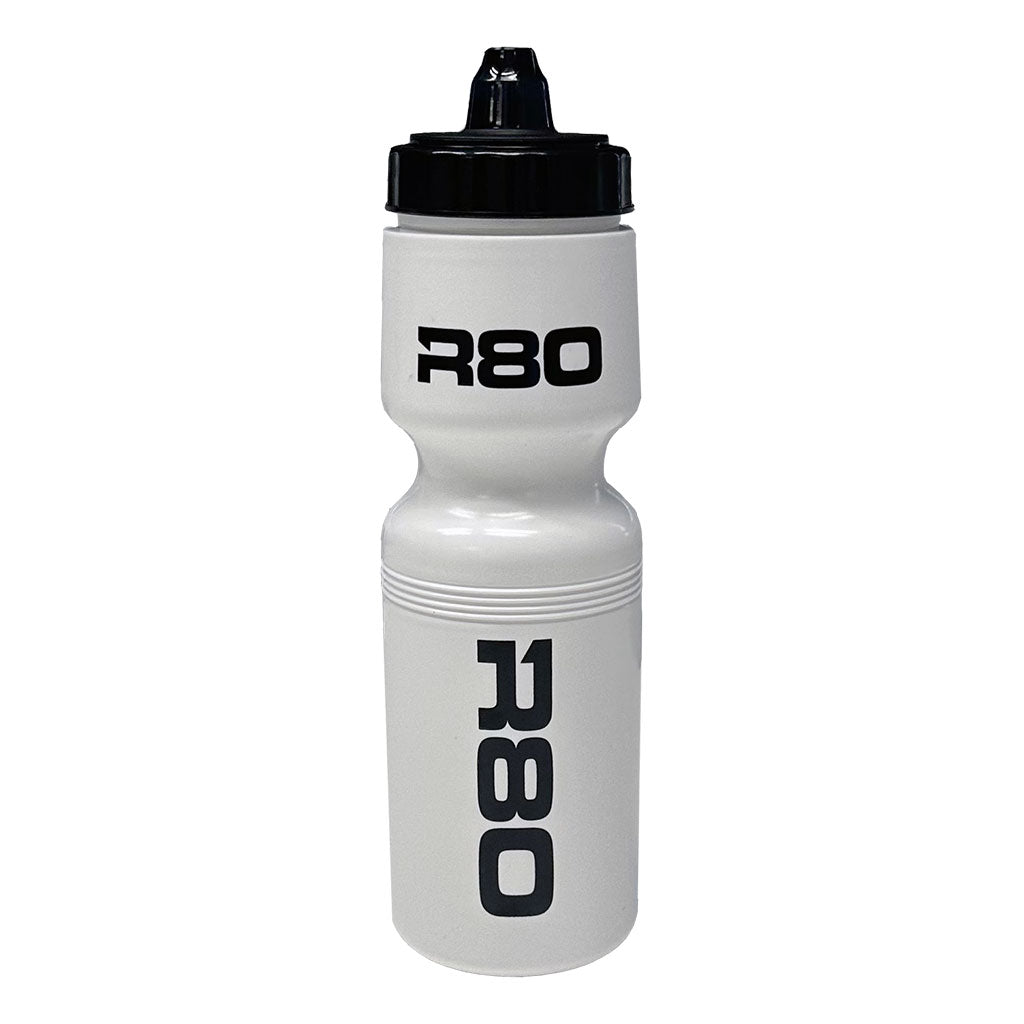 R80 Stock Water Bottles_White Black XLR8 Fitness