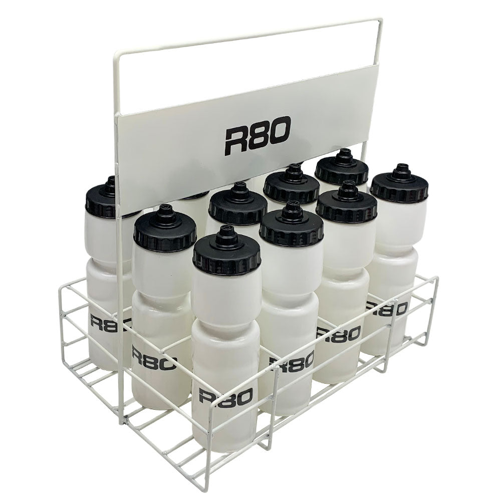 R80 Wire Drink Bottle Carrier with 12 Bottles_Red/Black_XLR8 Fitness