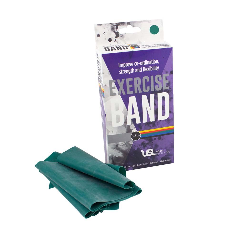 Resistance Exercise Band 1.5m_Yellow_XLR8 Fitness