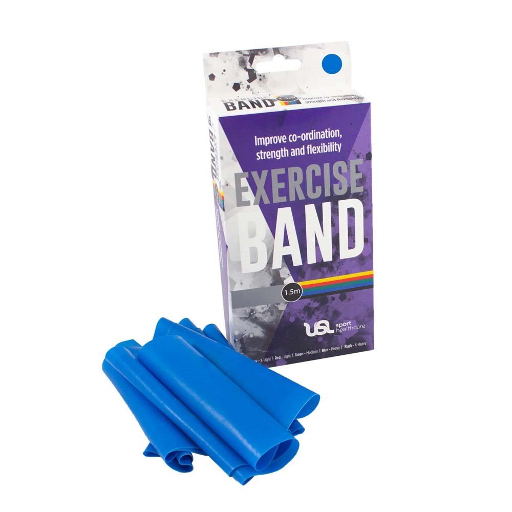 Resistance Exercise Band 1.5m_Blue_XLR8 Fitness