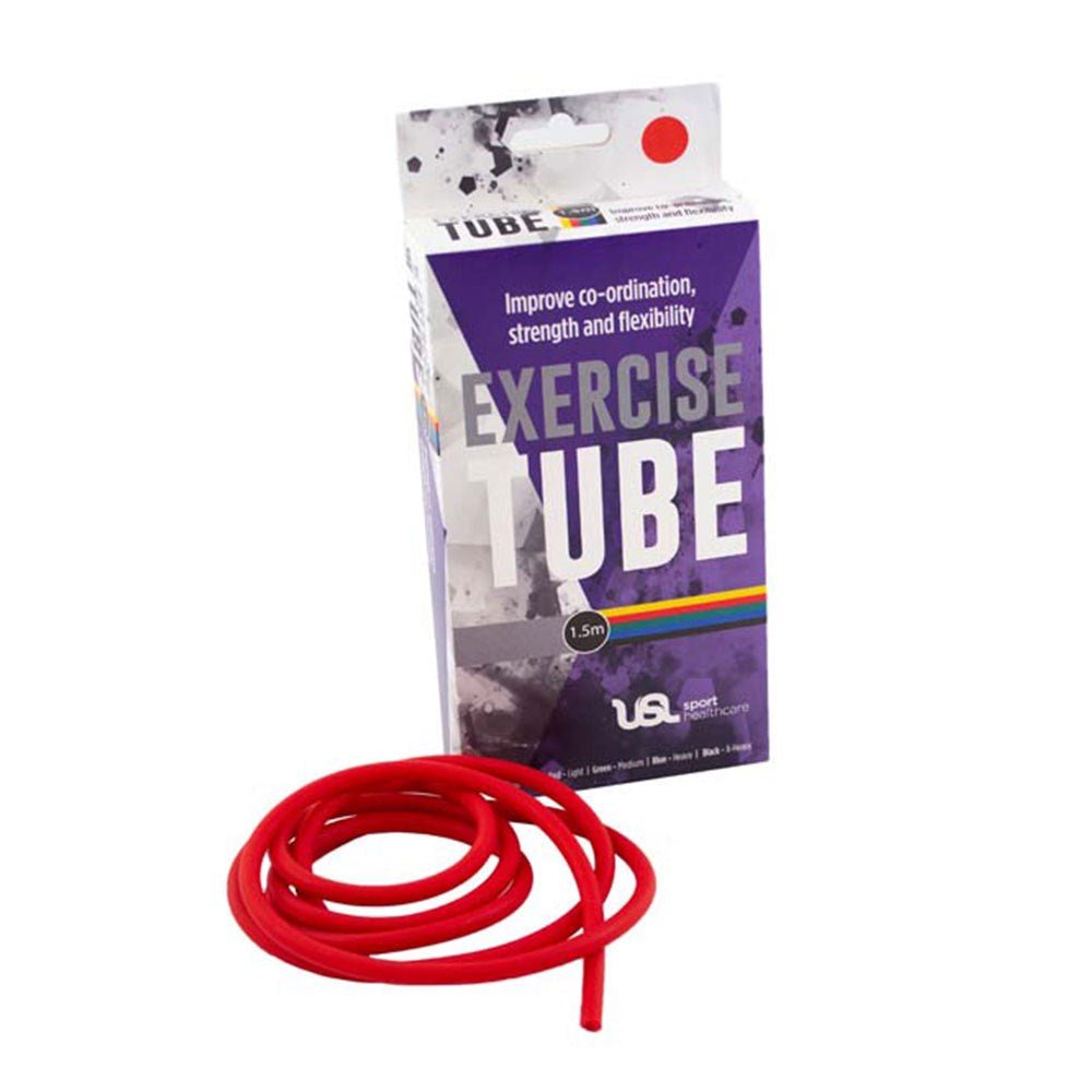 Resistance Exercise Tubing 1.5m_Red_XLR8 Fitness