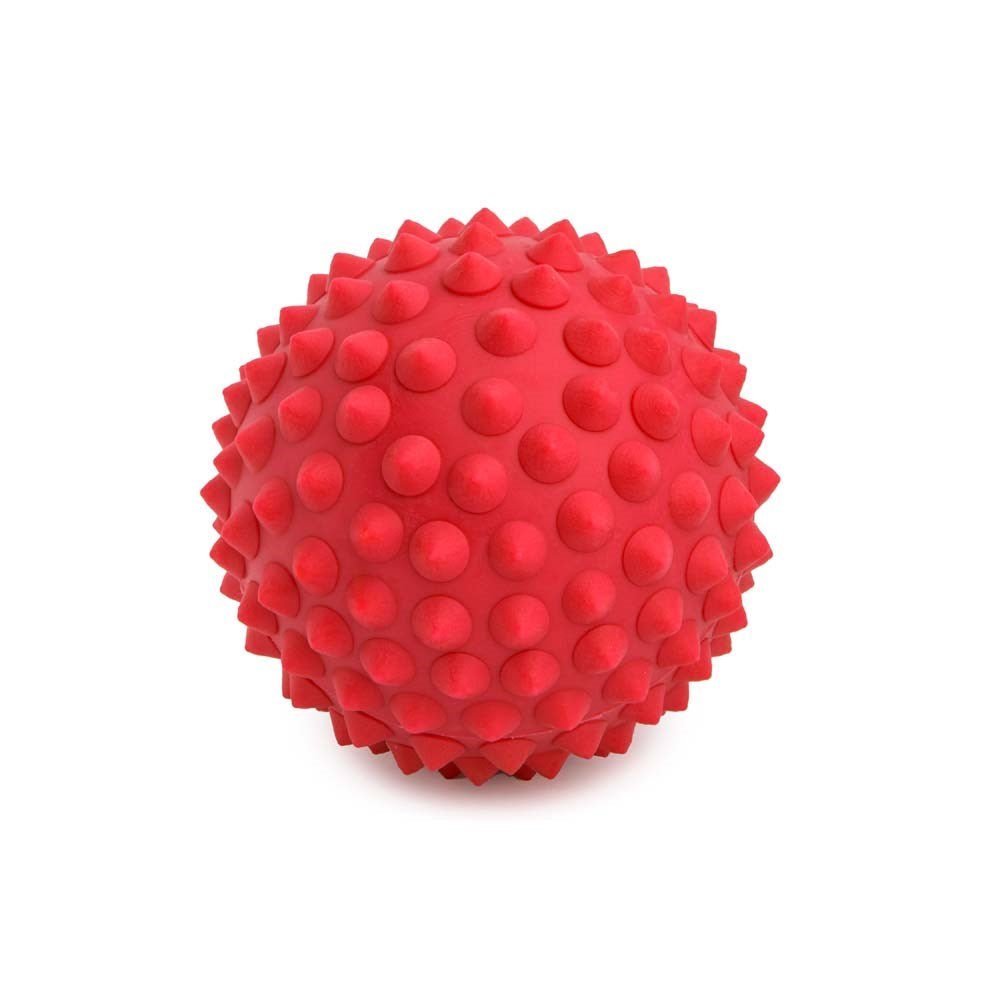 Spikey Massage Ball Firm 10cm_Red_XLR8 Fitness