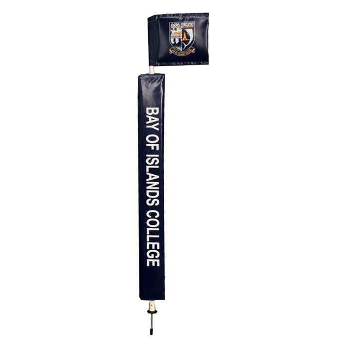 Touchline Flag Pole with Protector & Rigid Flag__XLR8 Fitness