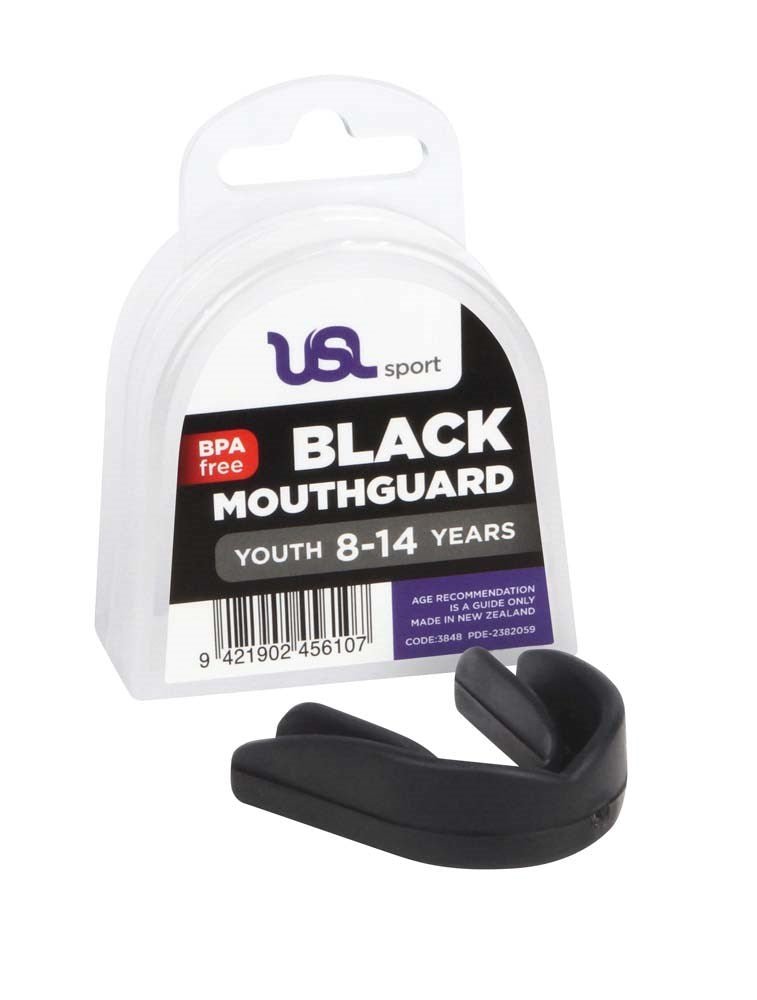 USL Sport Mouthguards_8 - 14 YearsBlack_XLR8 Fitness