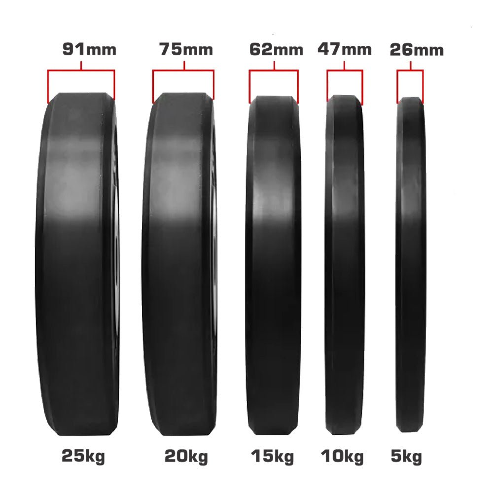 XLR8 Black Bumper Plates_5KG XLR8 Fitness