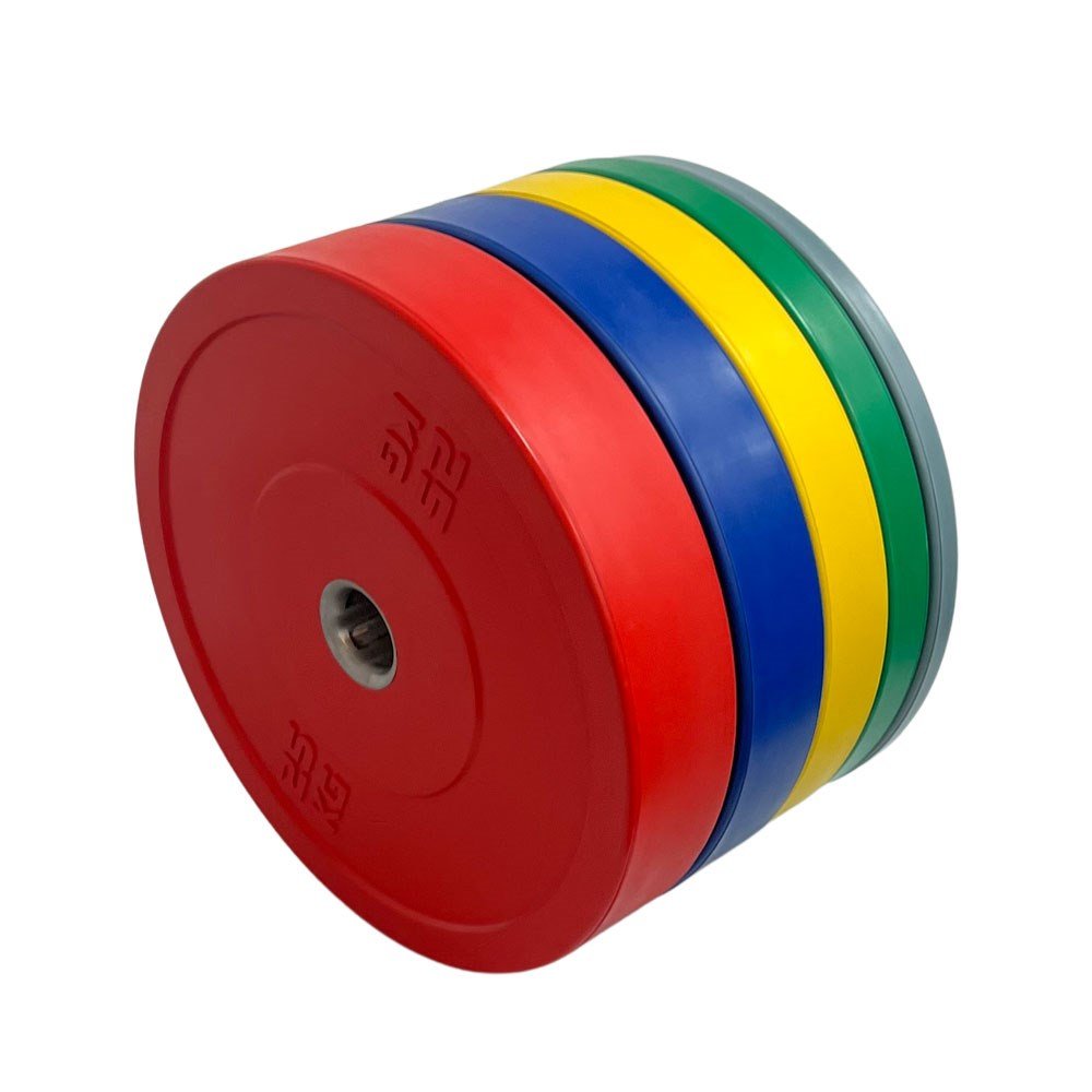 XLR8 Coloured Bumper Plates_Grey 5kg_XLR8 Fitness