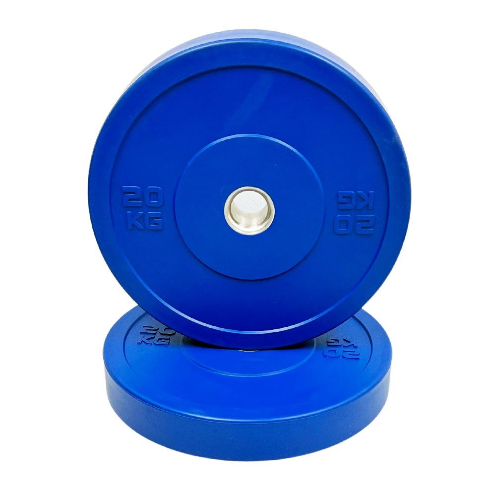 XLR8 Coloured Bumper Plates_Blue 20kg_XLR8 Fitness