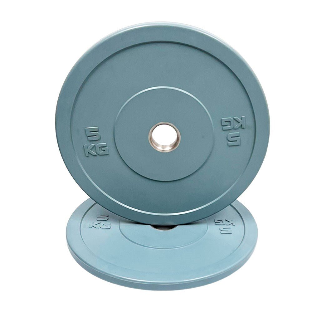 XLR8 Coloured Bumper Plates_Grey 5kg_XLR8 Fitness