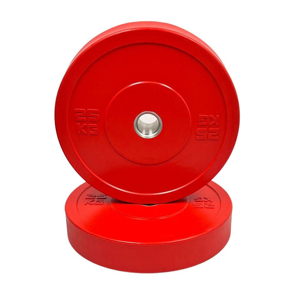 XLR8 Coloured Bumper Plates_Red 25kg_XLR8 Fitness