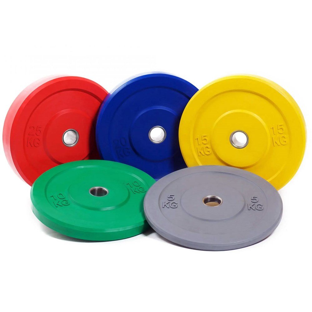 XLR8 Coloured Bumper Plates_Grey 5kg_XLR8 Fitness