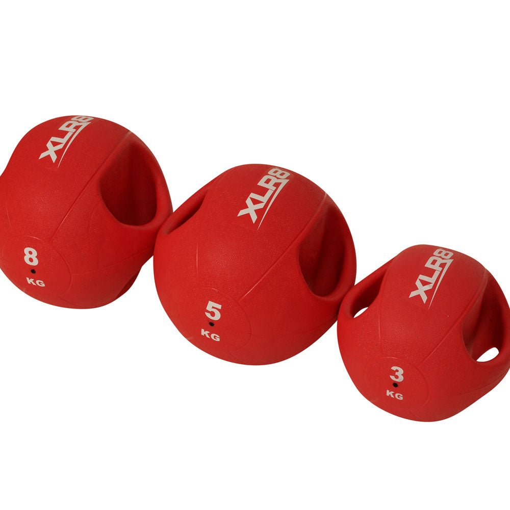 XLR8 Double Grip Medicine Ball_3kg_XLR8 Fitness