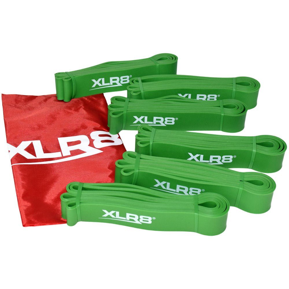 XLR8 Green Strength Band 6 Pack__XLR8 Fitness