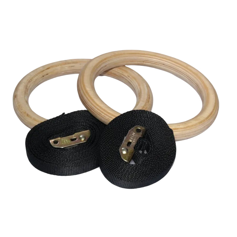 XLR8 Gym Rings - Wooden_ XLR8 Fitness