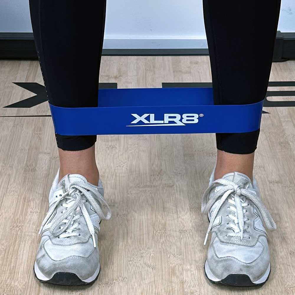 XLR8 Mini Loop Bands_Set of 4 - 1 x Green, Red, Blue, Black. XLR8 Fitness