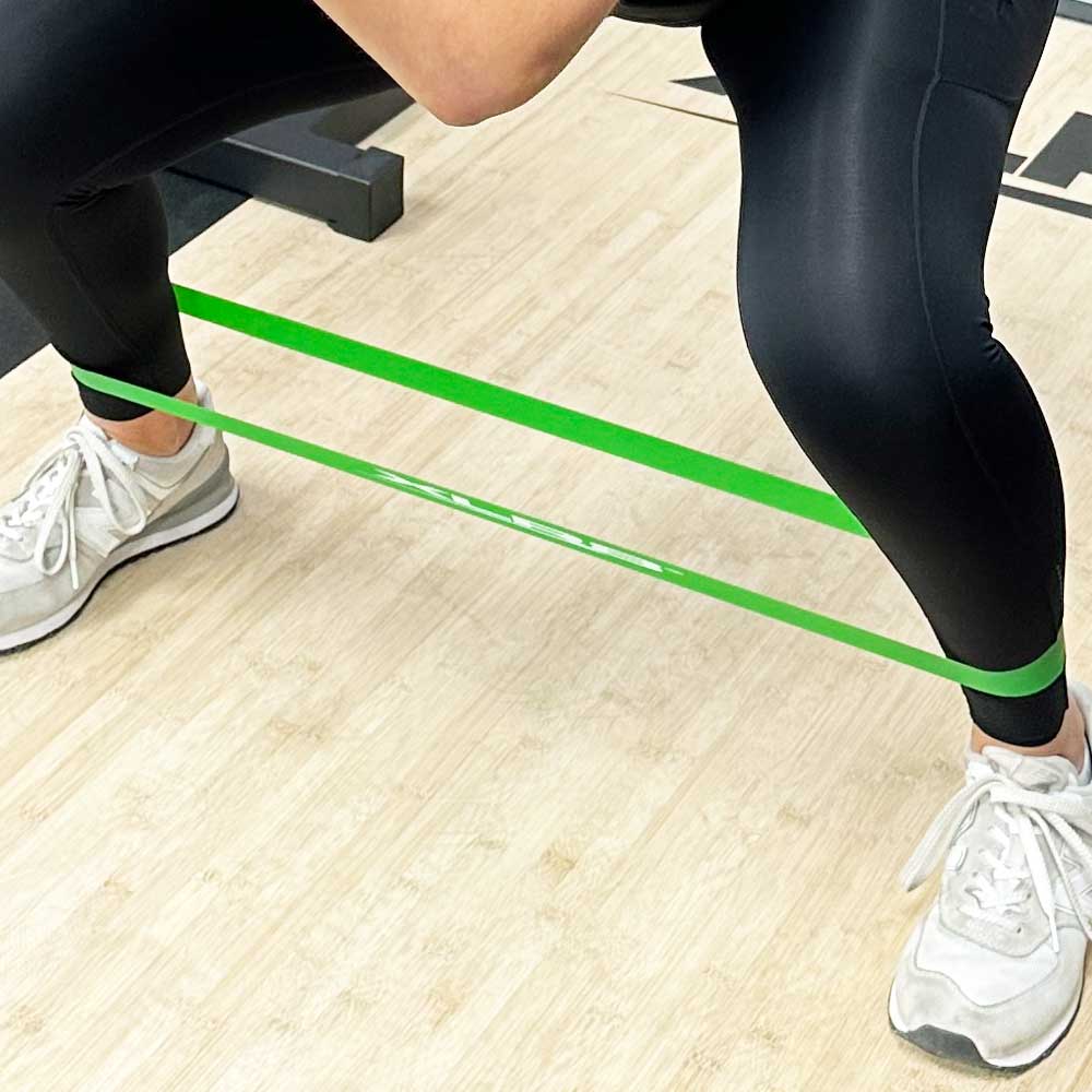 XLR8 Mini Loop Bands_Set of 4 - 1 x Green, Red, Blue, Black. XLR8 Fitness