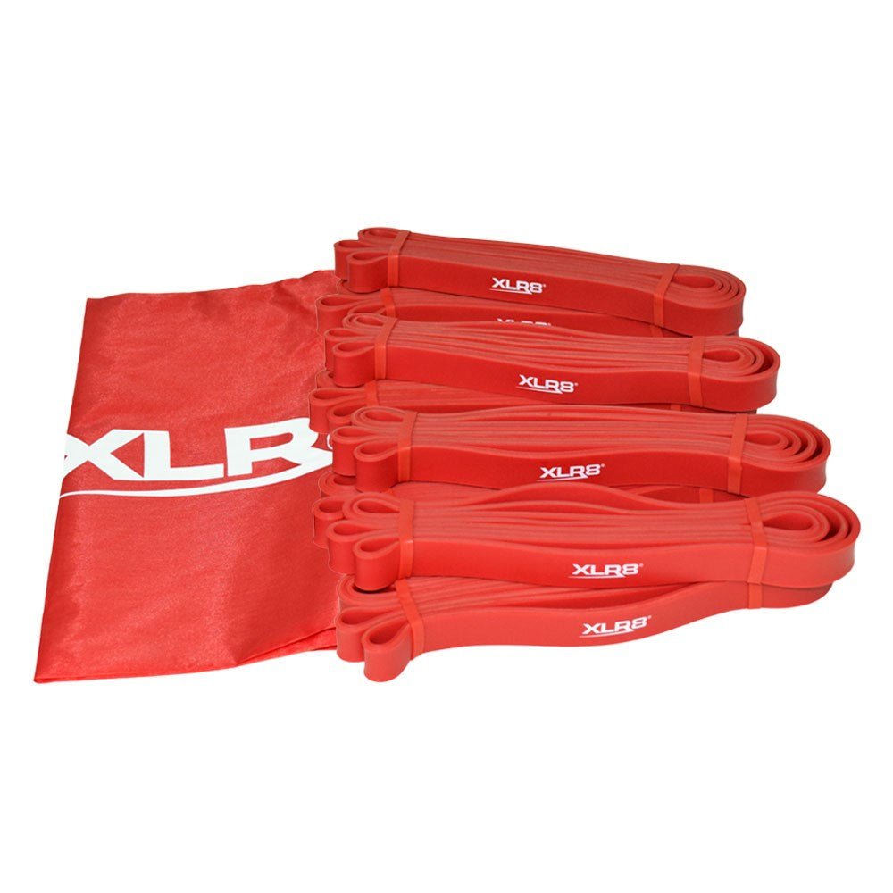 XLR8 Red Strength Band 6 Pack__XLR8 Fitness