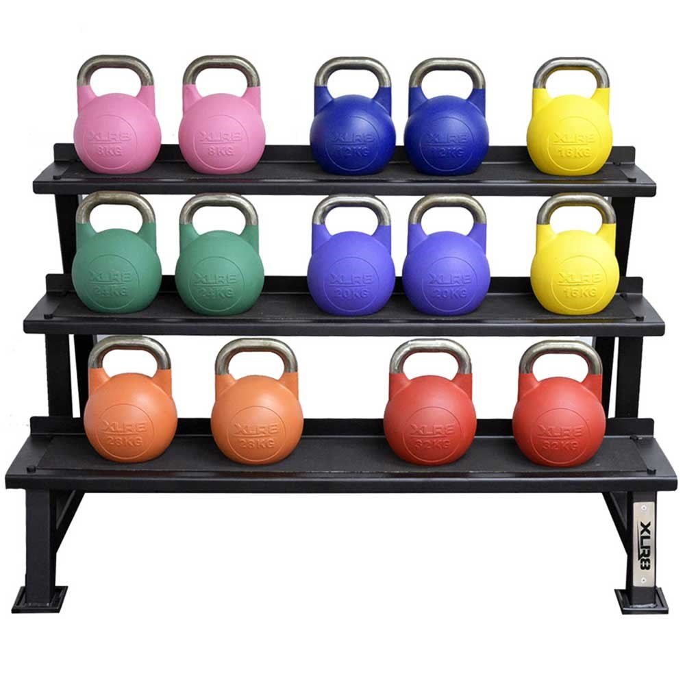 XLR8 Three Layer Kettle Bell Rack__XLR8 Fitness