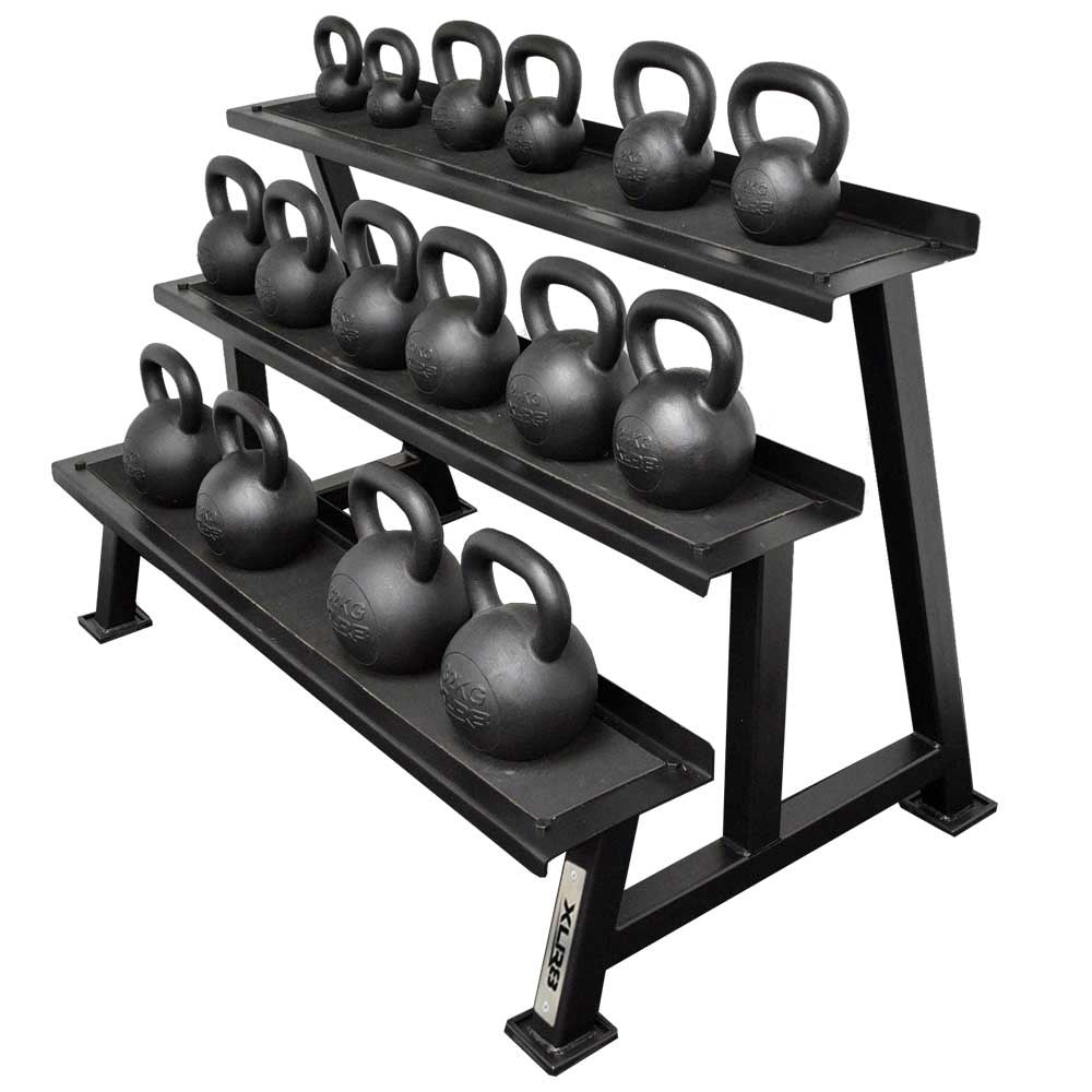 XLR8 Three Layer Kettle Bell Rack_ XLR8 Fitness