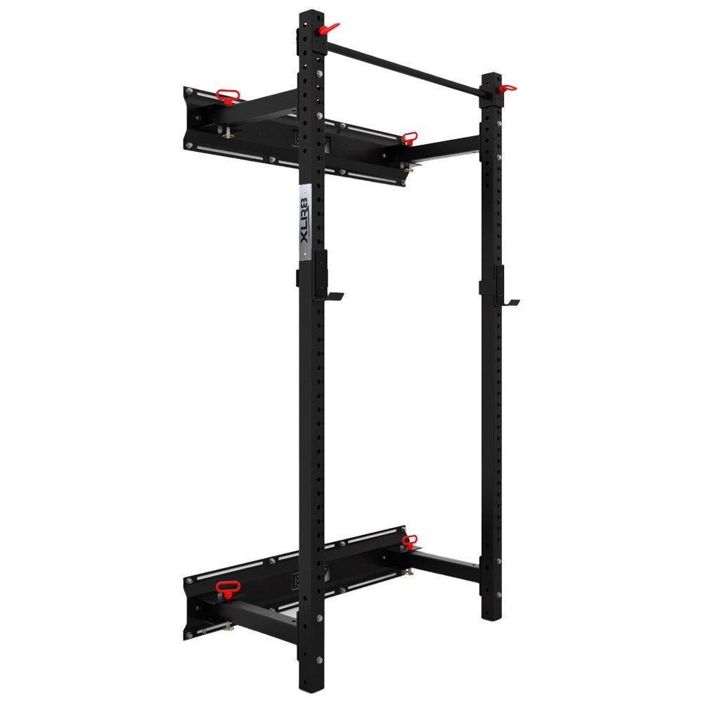 XLR8 Wall Mounted Fold Away Squat Stand Rig__XLR8 Fitness