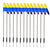 R80 Safety Touchline Pole Full Field Set with 2 Colour PVC Flags-R80RugbyWebsite-Speed Power Stability Systems Ltd (R80 Rugby)