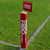Touchline Flag Pole with Protector & Rigid Flag-R80RugbyWebsite-Speed Power Stability Systems Ltd (R80 Rugby)
